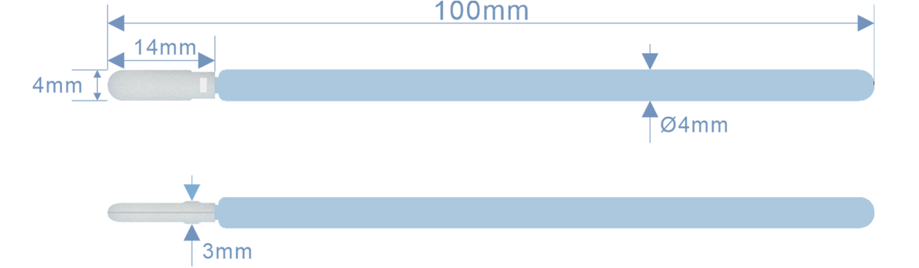 WFS1001 Foam Cleanroom Swabs