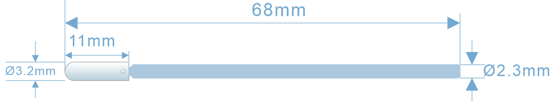 WFS757 Foam Cleanroom Swabs