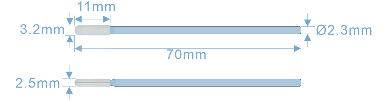 WFS758 Foam Cleanroom Swabs