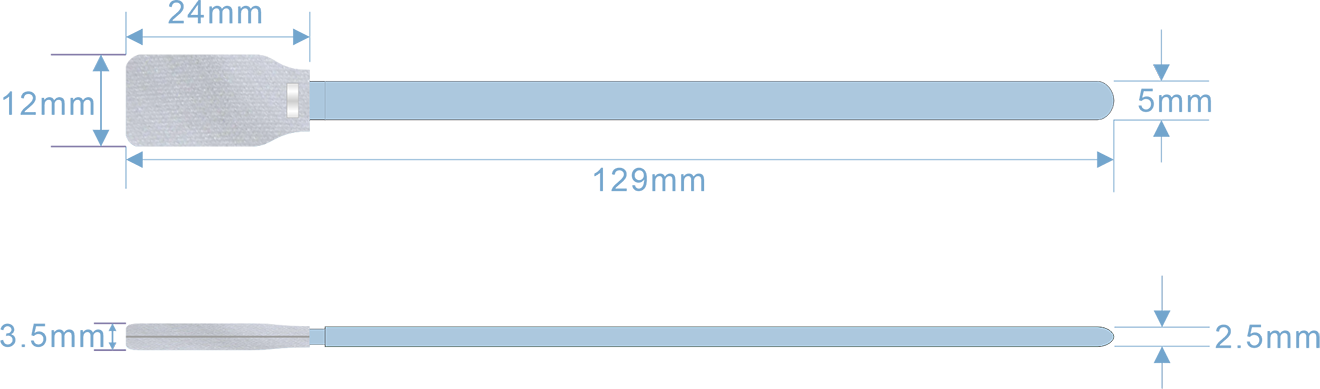 WPS712 Polyester Cleanroom Swabs