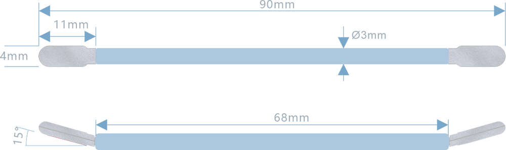 WPS761 Polyester Cleanroom Swabs