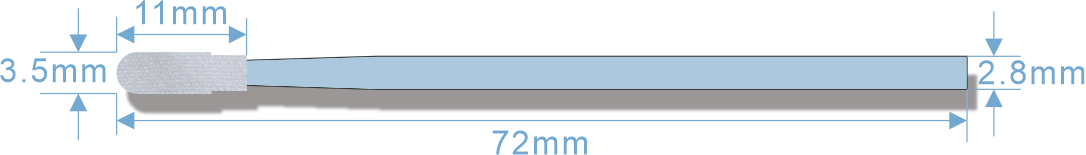 WPS854 Polyester Cleanroom Swabs