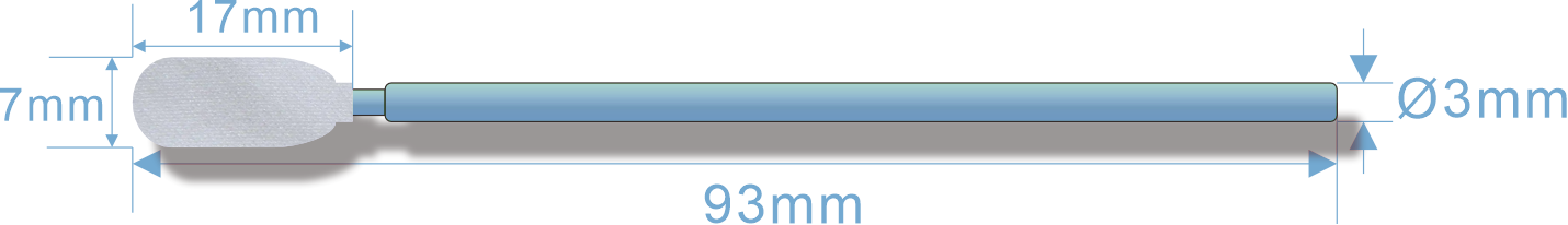 WPS741 Polyester Cleanroom Swabs
