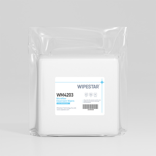 Microfiber Cleanroom Wipes 6x6 Inches (Pack/Case)
