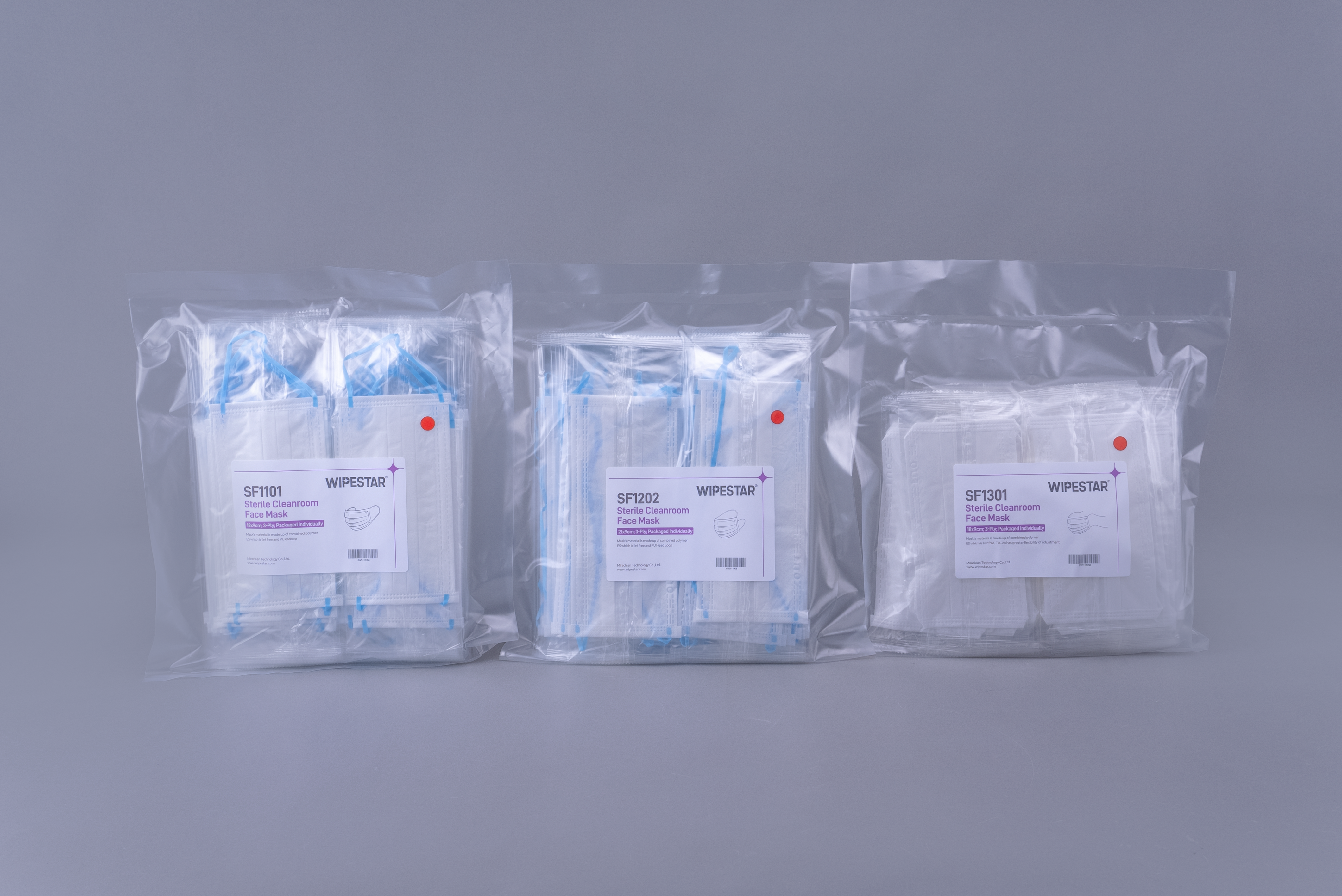 SF1101 Sterile Cleanroom Face Masks