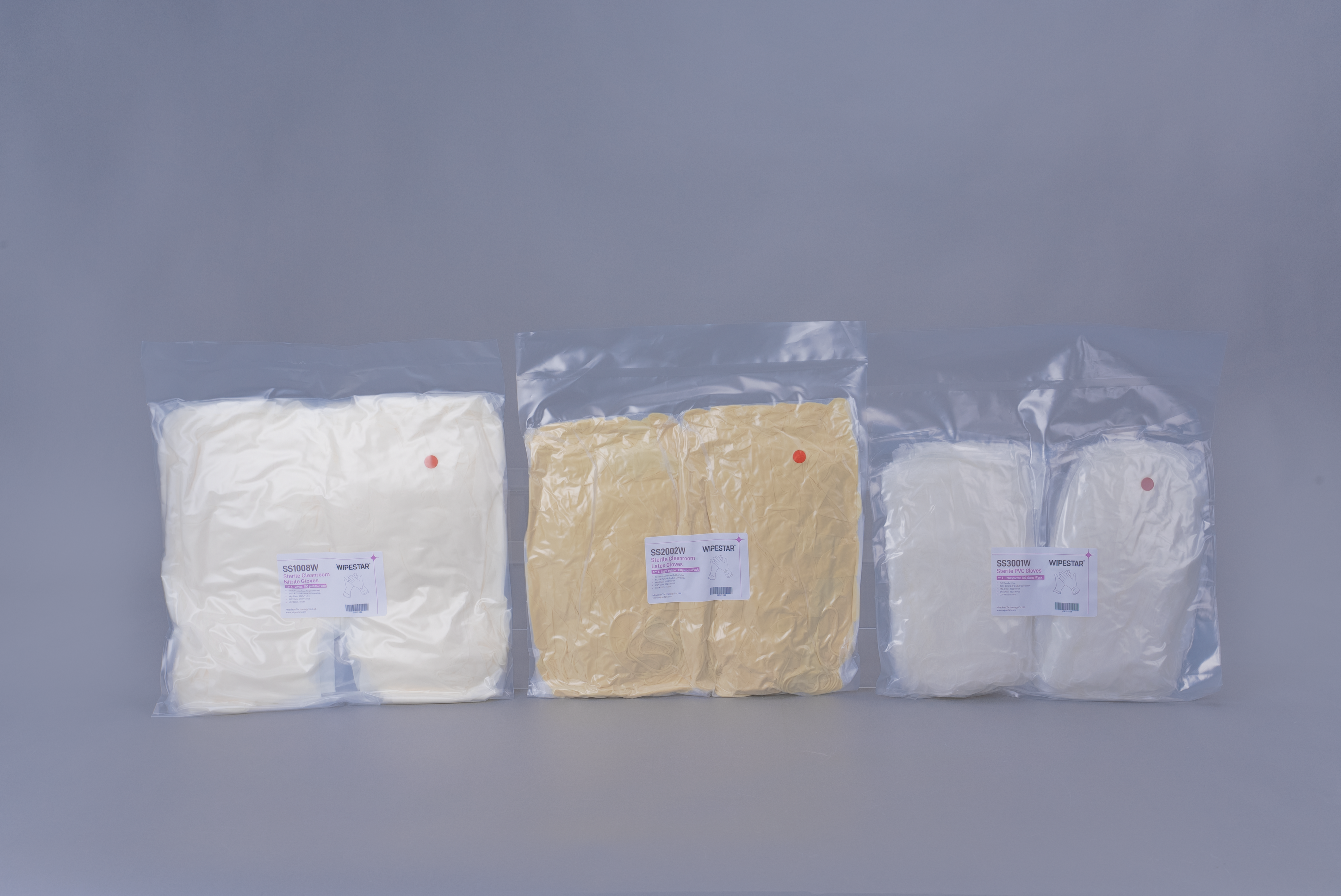 SS3001W Sterile PVC Gloves