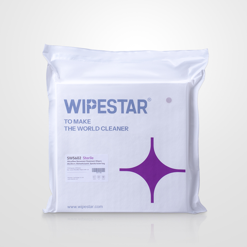 SW5602 Sterile Microfiber Nonwoven Cleanroom Wipers
