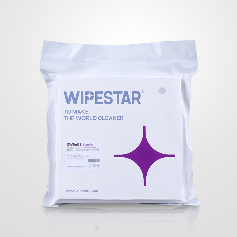 SW5601 Sterile Microfiber Nonwoven Cleanroom Wipers