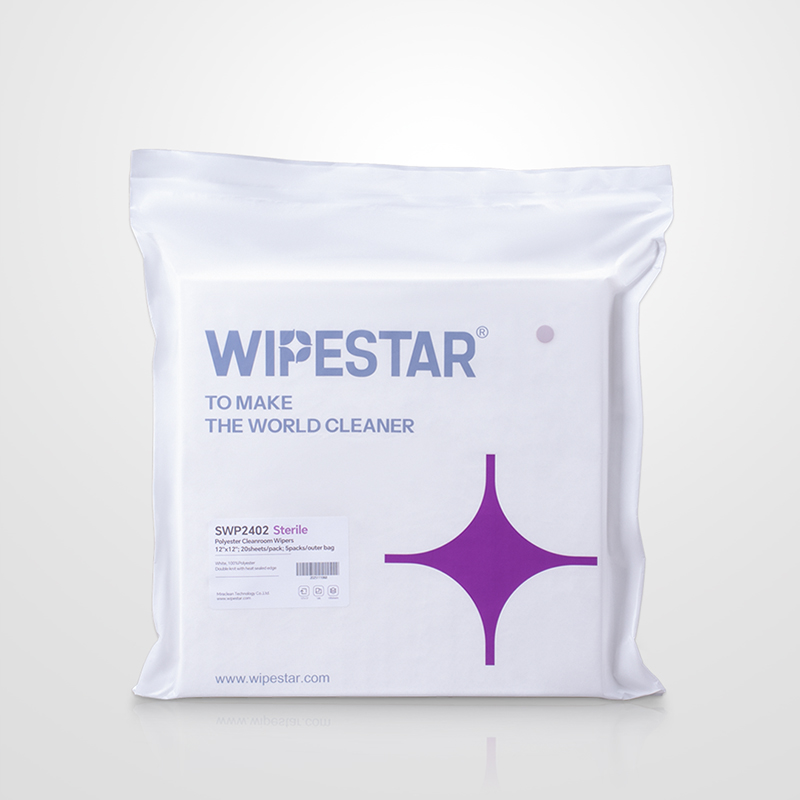 SWP2402 Sterile Polyester Cleanroom Wipers